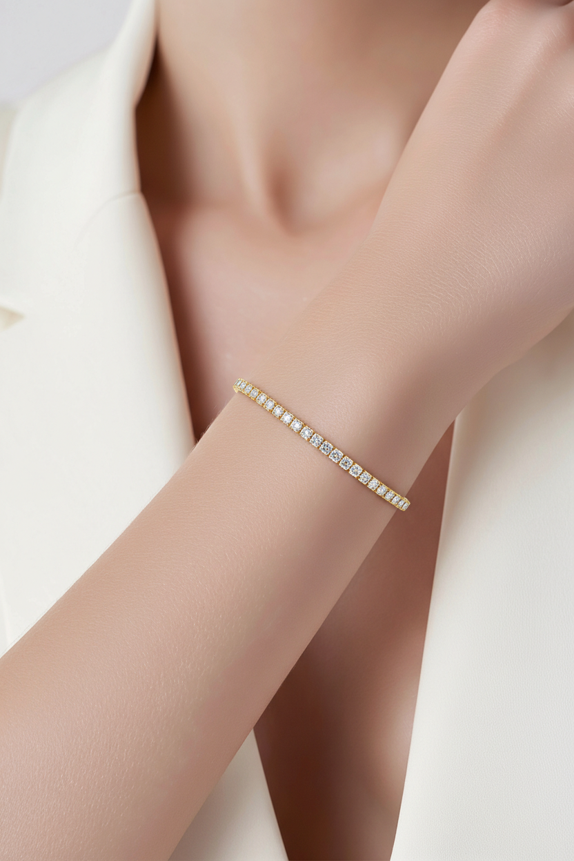 Valencia Tennis Bracelet | Water-Proof, Hypoallergenic, Tarnish-Free Bracelets