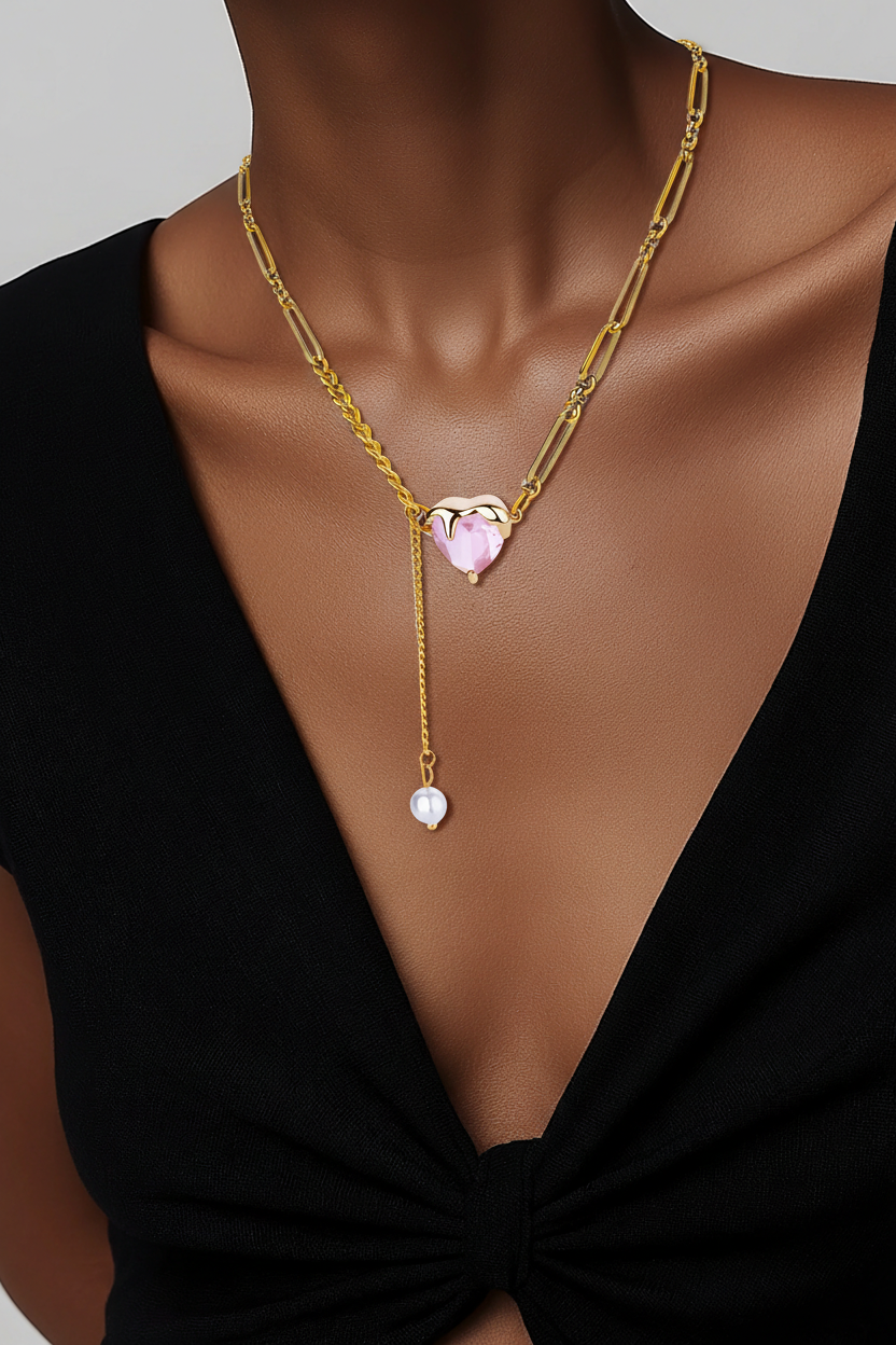 Solveig Heart Necklace | Water-Proof, Hypoallergenic, Tarnish-Free Necklaces