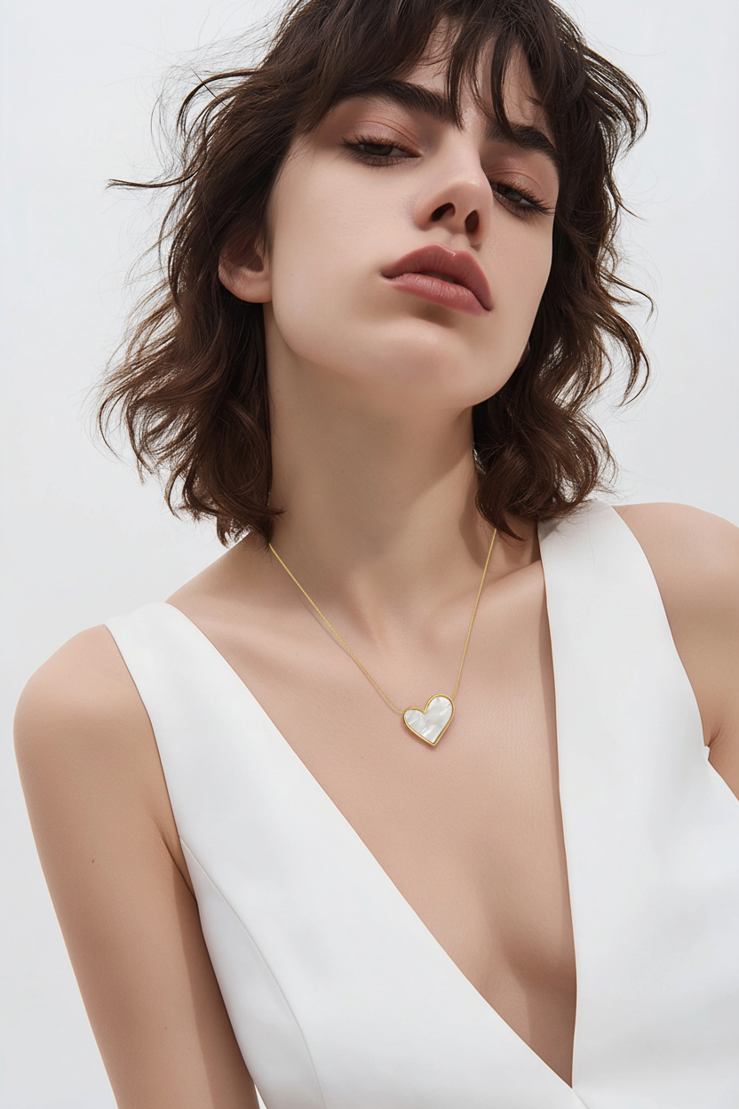 Athena Heart Necklace | Water-Proof, Hypoallergenic, Tarnish-Free Necklaces