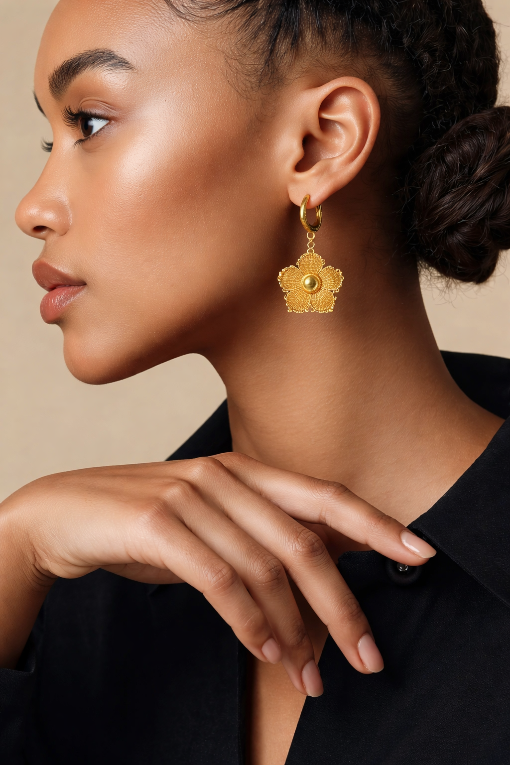 Thalassa Flowers Earring | Water-Proof, Hypoallergenic, Tarnish-Free Earrings