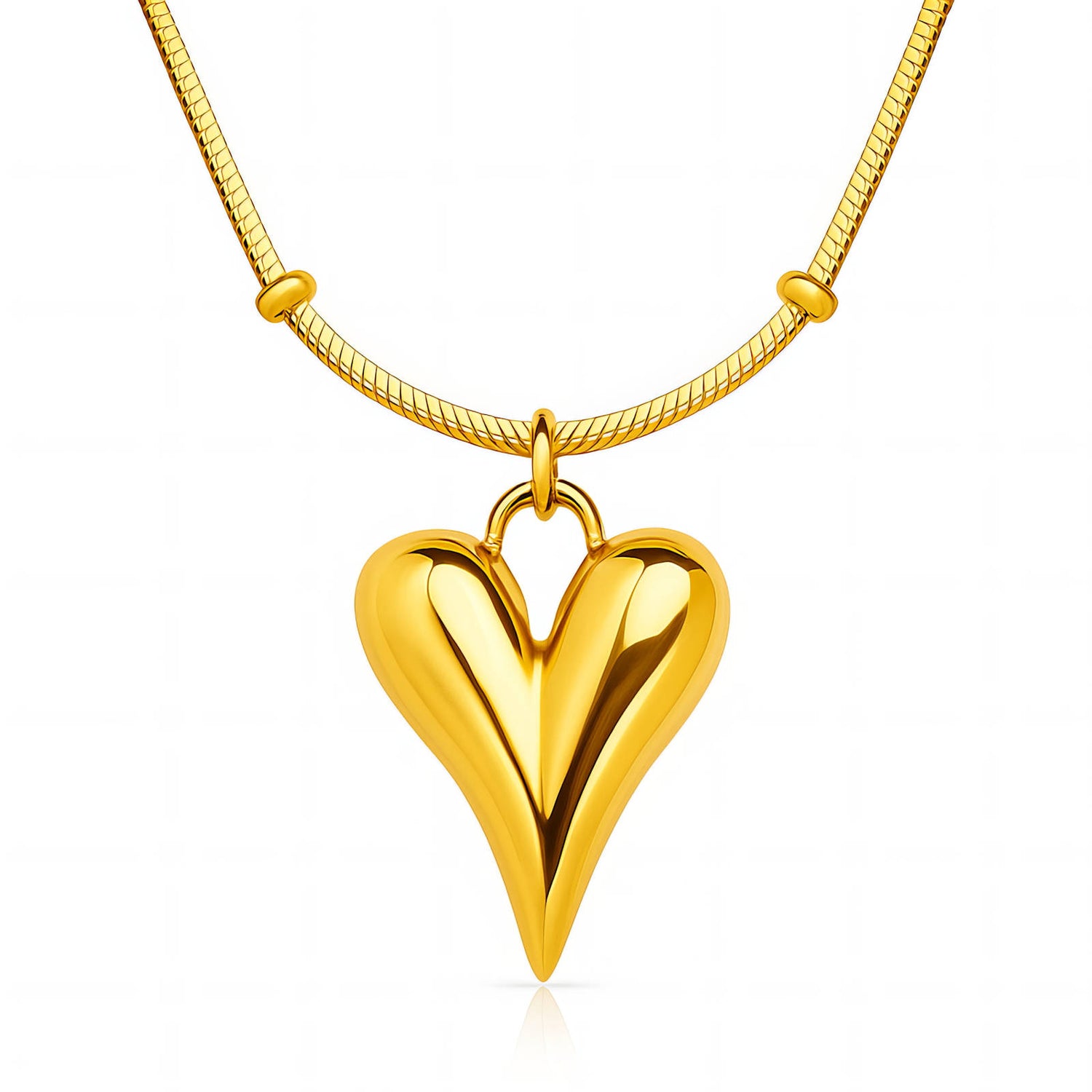 Daphne Hearts Necklace | Water-Proof, Hypoallergenic, Tarnish-Free Necklaces