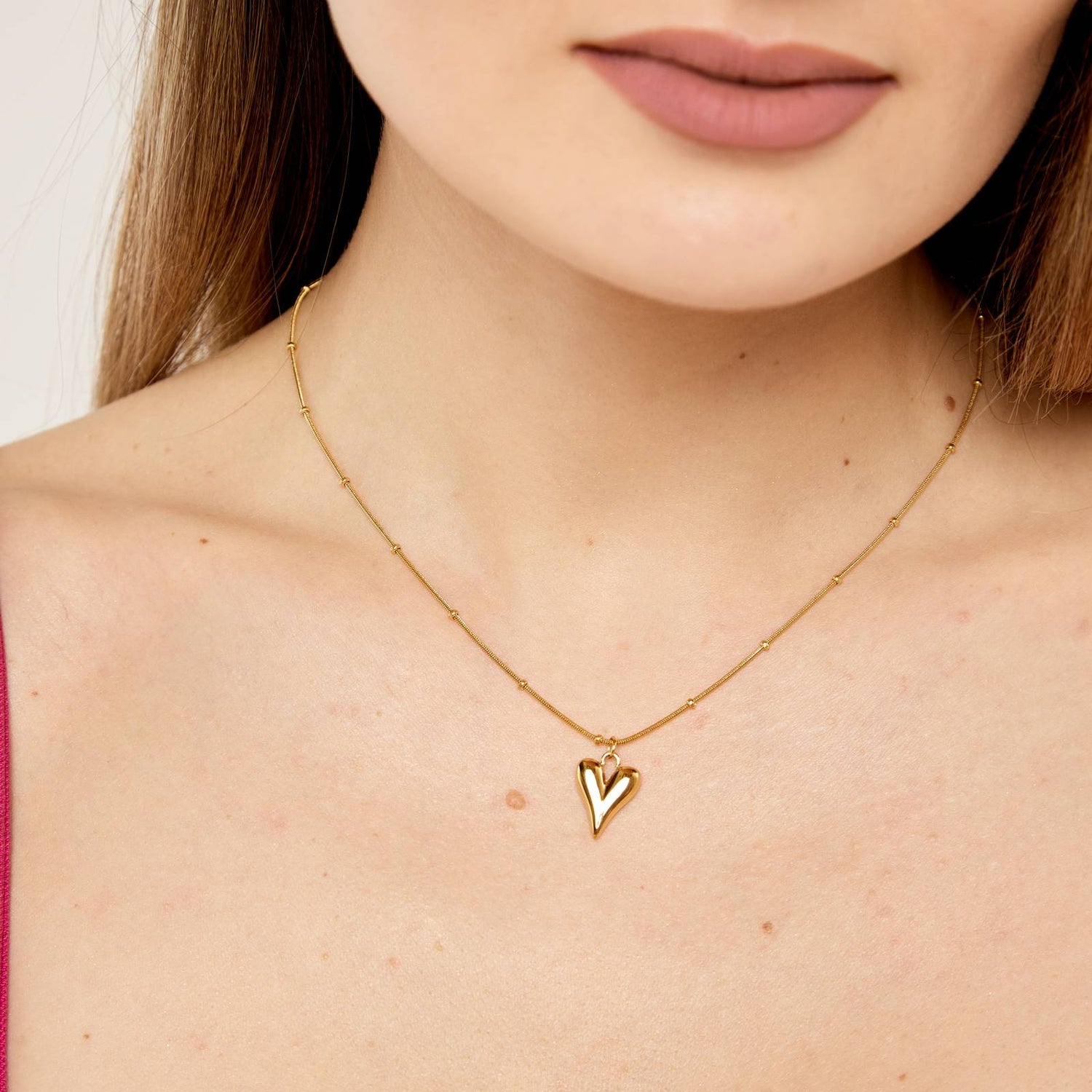 Daphne Hearts Necklace | Water-Proof, Hypoallergenic, Tarnish-Free Necklaces