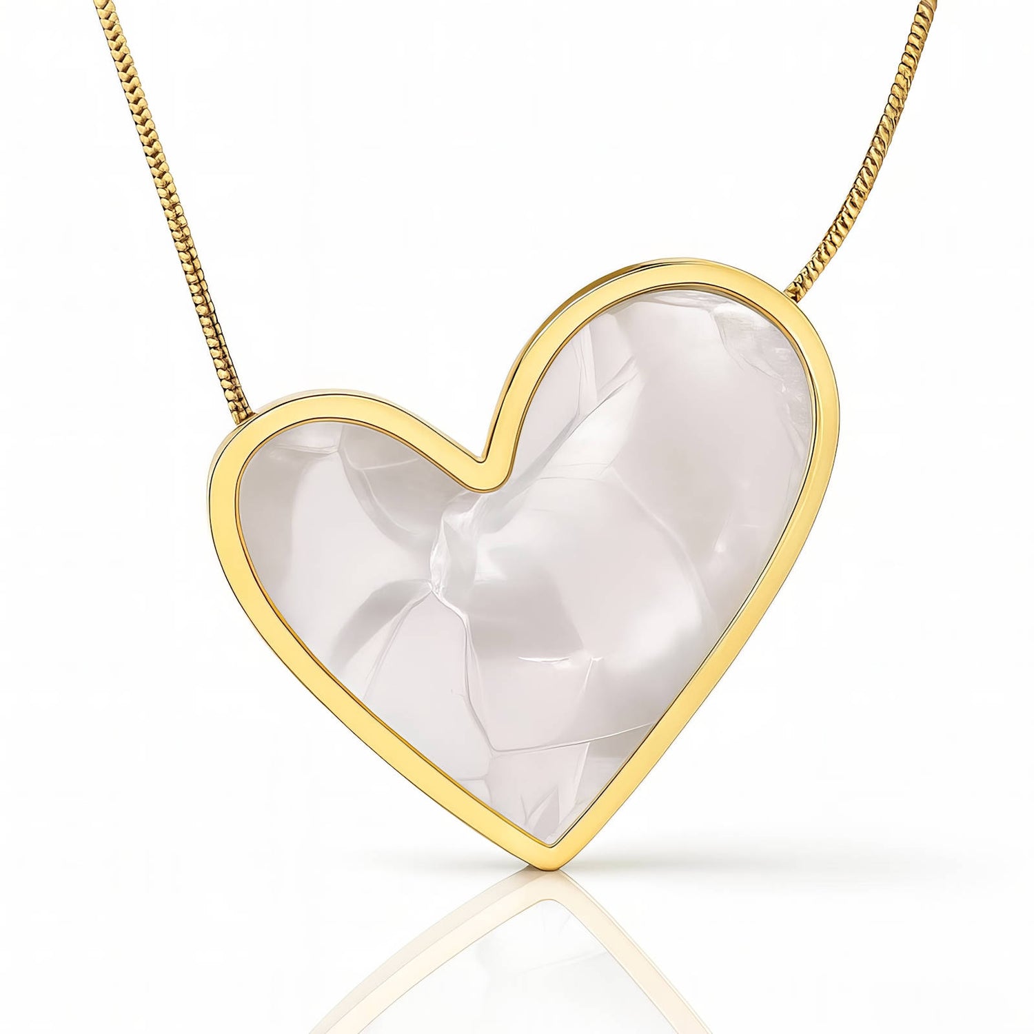 Athena Heart Necklace | Water-Proof, Hypoallergenic, Tarnish-Free Necklaces