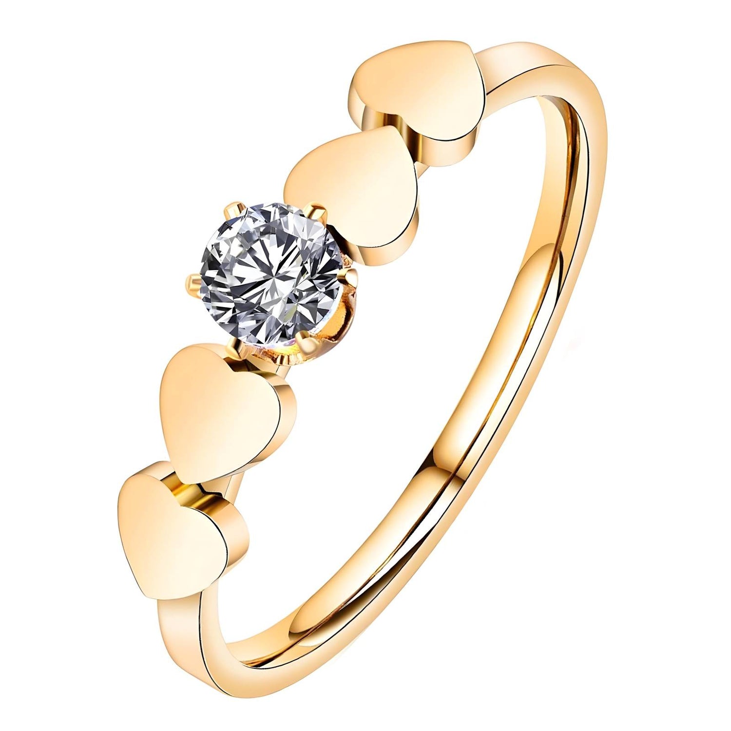 Cordelia Hearts Ring | Water-Proof, Hypoallergenic, Tarnish-Free Rings