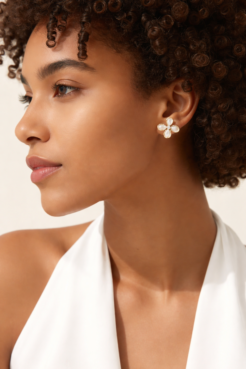 Elara Marquise Leaf Studs | Water-Proof, Hypoallergenic, Tarnish-Free Earrings