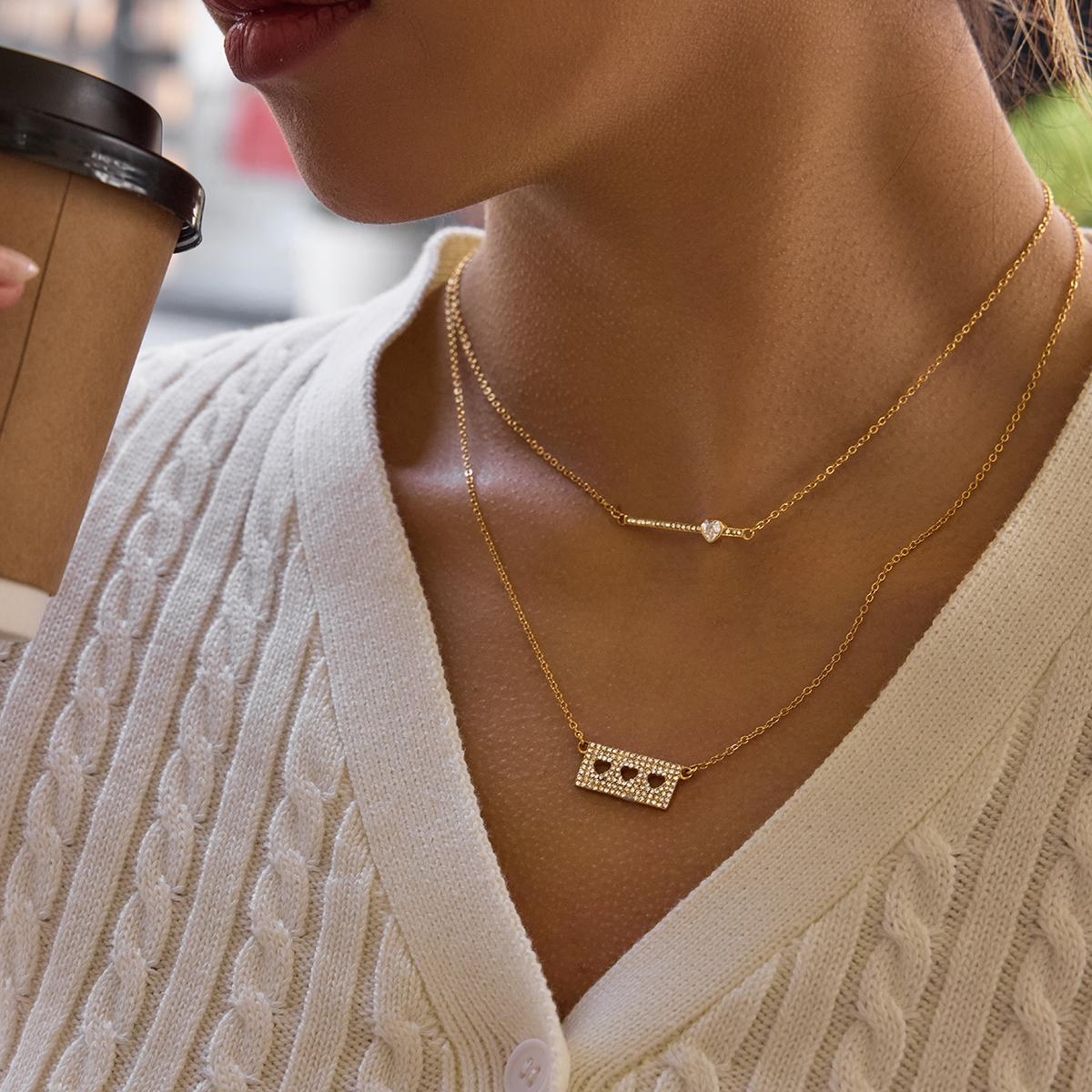 Clarity Heart Charm Necklace | Water-Proof, Hypoallergenic, Tarnish-Free Necklace